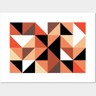 Beautiful colored geometric shapes Posters and Art